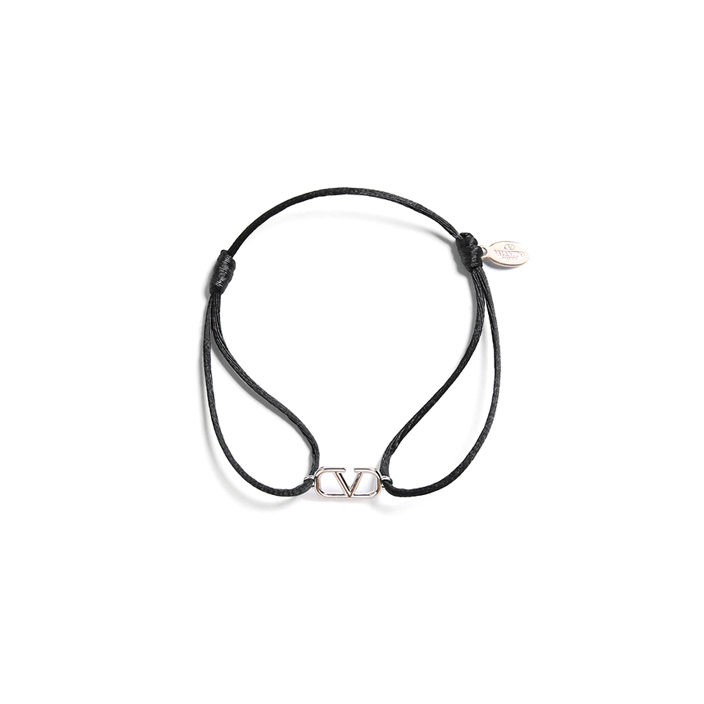 VALENTINO VLOGO SIGNATURE COTTON BRACELET YJ0M96DTK0NO